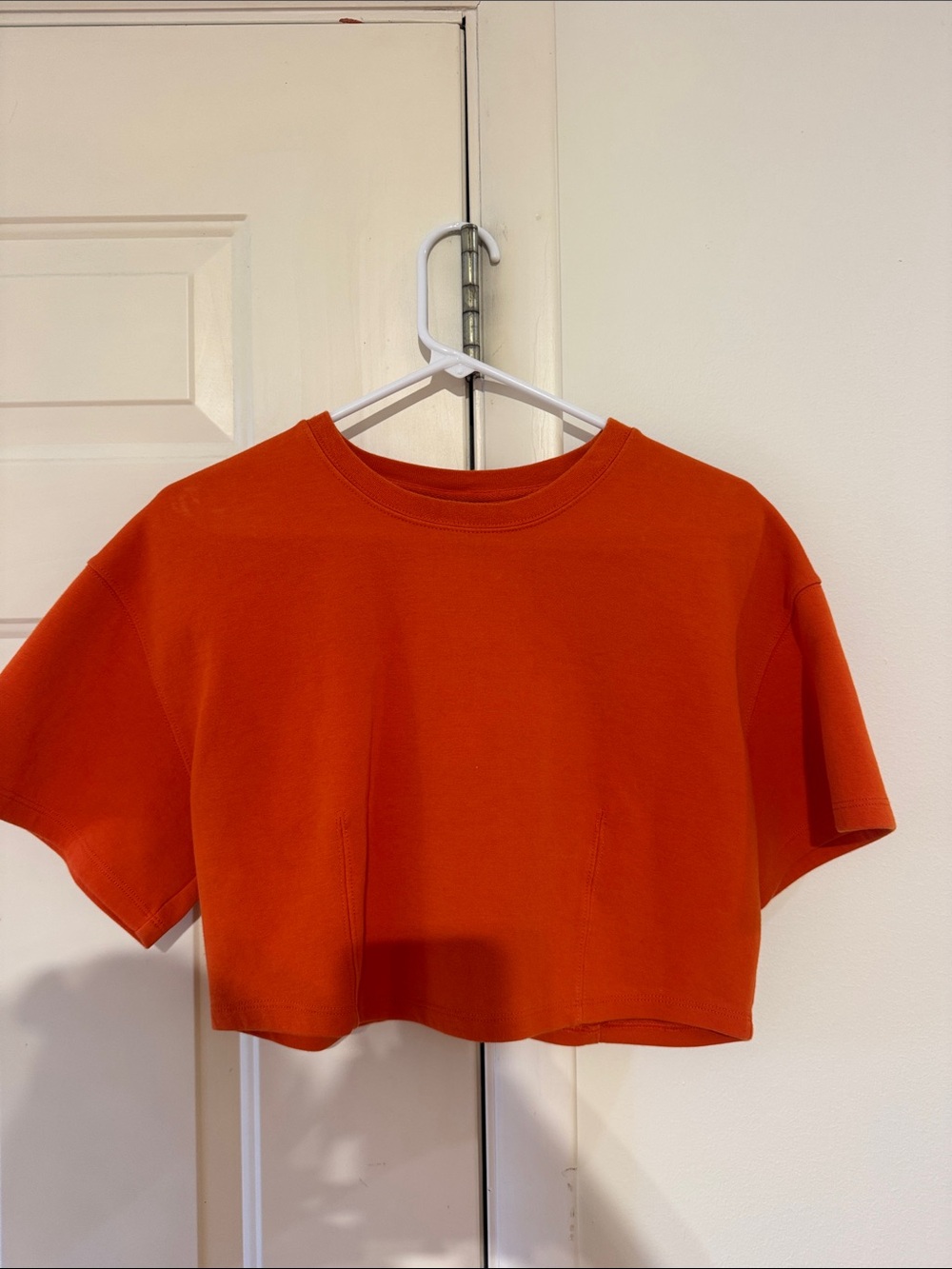 Orange Cropped Top
